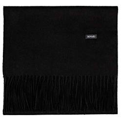 Bovari Kaschmir Schal Damen – 100% Kaschmir/Cashmere – Premium Qualität – 180 x 31 cm - viele Farben (schwarz/black) von Bovari