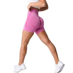 Bovldemt Kurze Sporthose Damen Sportshorts Damen Gym Shorts Damen Scrunch Butt Shorts Yoga Shorts Fitness(SmilePink, S) von Bovldemt