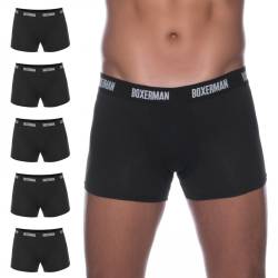 Boxerman 6-er Set Trunks Schwarz von Boxerman