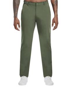 Boyzn Men's Golf Pants with 5 Pockets Lightweight Stretch Quick Dry Casual Travel Work Dress Pants Army Green02-38 von Boyzn