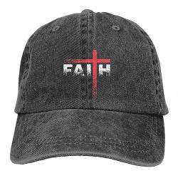 Baseballkappe Faith Cross Essential Baseball Caps Peaked Cap Sonnenschirmhüte für Männer Frauen von BrAvee