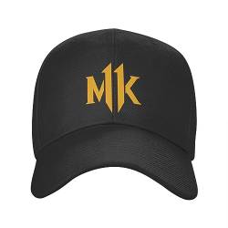 BrAvee Baseballkappe Mode MK Print Baseballkappe Verstellbar Unisex Kampfspiel Skorpion Papa Hut Sommer Snapback Kappen von BrAvee