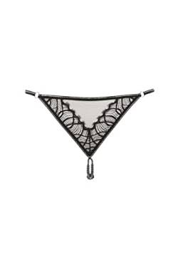 BRACLI Manhattan G-String (S), Schwarz von Bracli