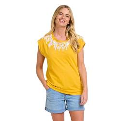 Brakeburn Zoe T-Shirt für Damen, gelb, 38 von Brakeburn