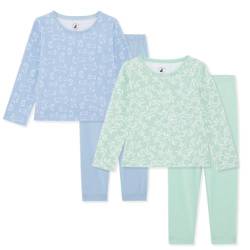 Bramble & Bear (2er-Pack) Langarm-Pyjamas für Kinder und Kleinkinder – sanftes Pyjama-Set aus Bio-Baumwolle für Kinder im Alter von 2 bis 10 Jahren – bequeme, gemütliche, weiche Unisex Schlafanzüge von Bramble & Bear