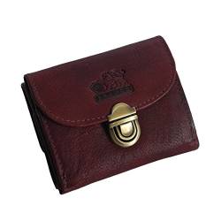 Branco Leder - kleine und sehr feine Mini Leder Damen Geldbörse, Portemonnaie, Ladys Wallet mit Kartenfächern verfügbar - präsentiert von ZMOKA® (Bordeaux) von Branco - präsentiert von ZMOKA