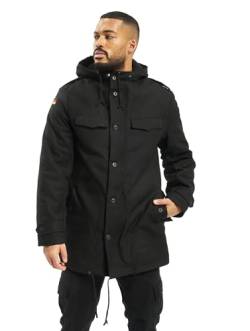 Brandit BW Parka Flag, schwarz, Größe 62 von Brandit