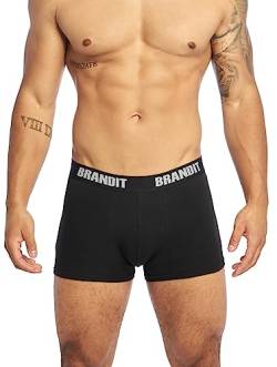 Brandit Boxershort Logo, 2er Pack, Black und Black, Größe XL von Brandit