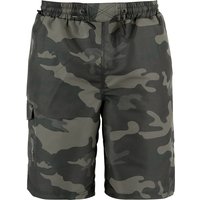 Brandit - Camouflage/Flecktarn Badeshort - Swimshorts Camo - S-M bis XXL-3XL - für Männer - Größe S-M - darkcamo von Brandit