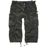 Brandit - Camouflage/Flecktarn Short - Industry Vintage 3/4 - S bis XXL - für Männer - Größe M - darkcamo von Brandit