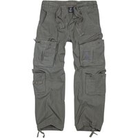 Brandit Cargohose - Pure Vintage Trousers - S bis 7XL - für Männer - Größe L - oliv von Brandit