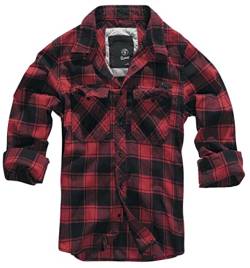 Brandit Check Shirt Herren Baumwoll Hemd 4XL Red-black von Brandit