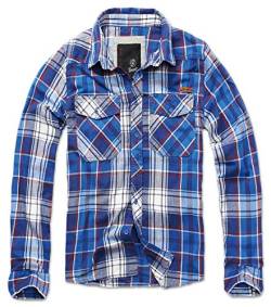 Brandit Check Shirt Herren Baumwoll Hemd L Blau von Brandit