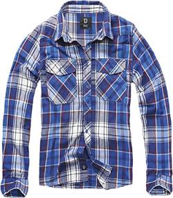 Brandit Check Shirt Herren Baumwoll Hemd L Blau von Brandit