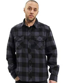 Brandit Check Shirt Herren Baumwoll Hemd M Black-grey von Brandit