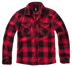 Brandit Checkshirt Kids red/Black Gr. 170/176 von Brandit