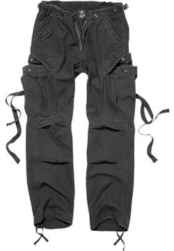 Brandit M65 Ladies Trousers Frauen Cargohose schwarz W36L34 100% Baumwolle Casual Wear, Festival von Brandit