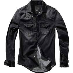 Brandit Denimshirt Riley - Black - 4XL von Brandit