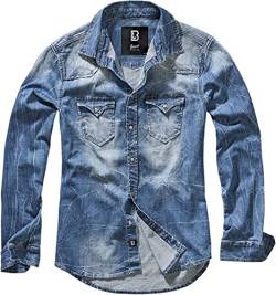 Brandit Denimshirt Riley - Blue - L von Brandit