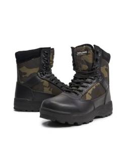 Brandit Herren 9 Eyelet Tactical Boots Taktische Militärstiefel, Darkcamo, 46 EU von Brandit