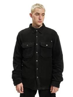 Brandit Herren Jeff Fleece Shirt Long Sleeve Hemd, Black, XL von Brandit