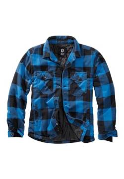 Brandit Herren Lumberjacket Jacke, Schwarz+blau, 5XL von Brandit