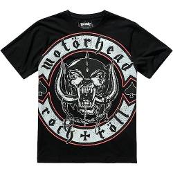 Brandit Herren Motörhead Rock Röll T-Shirt, Black, XL von Brandit