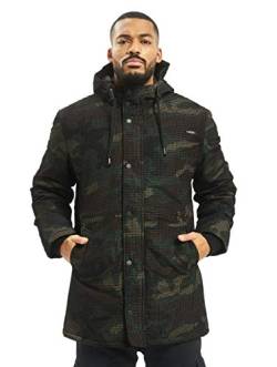 Brandit Herren Parka Grid-Camo Woodland XL von Brandit