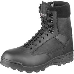 Brandit Herren Tactical Boots Zipper Taktische Militärstiefel, Schwarz, 40 EU von Brandit