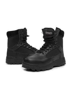 Brandit Herren Tactical Boots Zipper Taktische Militärstiefel, Schwarz, 45 EU von Brandit