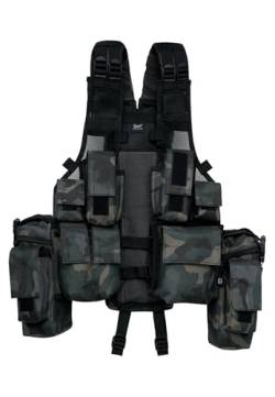 Brandit Herren Tactical Vest, darkcamo, Einheitsgröße EU von Brandit