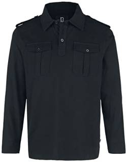 Brandit Jersey Poloshirt Willis Langarm, Größe:6XL von Brandit