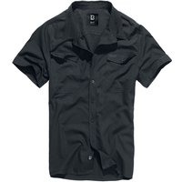 Brandit Kurzarmhemd - Roadstar - S bis 3XL - für Männer - Größe M - schwarz von Brandit