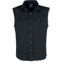 Brandit Kurzarmhemd - Sleeveless Vintage Shirt - S bis 5XL - für Männer - Größe 3XL - schwarz von Brandit