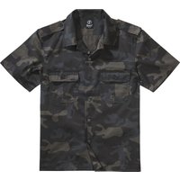 Brandit Kurzarmhemd - US Hemd 1/2 Arm - M bis 5XL - für Männer - Größe 3XL - darkcamo von Brandit