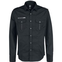 Brandit Langarmhemd - Rockstar Shirt Longsleeve - S bis 5XL - für Männer - Größe 3XL - schwarz von Brandit