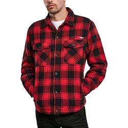 Brandit Lumberjacket, red-Black, Größe M von Brandit