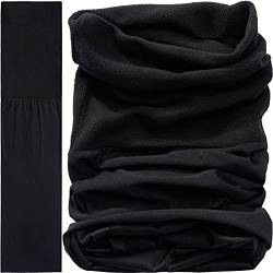 Brandit MULTIFUNKTIONSTUCH FLEECE WINTER SCHLAUCHSCHAL MUND-NASE-MASKE MOTORRAD, Farbe:Schwarz von Brandit