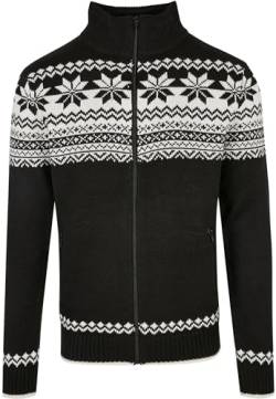 Brandit Norweger Armee Cardigan Jacke Army Pullover Winter Outdoor Winterjacke, Größe:4XL, Farbe:Schwarz von Brandit