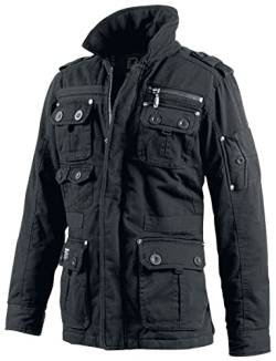 Brandit Platinum Vintage Männer Winterjacke schwarz 4XL 100% Baumwolle Casual Wear von Brandit