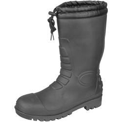 Brandit RAINBOOT GUMMISTIEFEL WINTER MIT FUTTER ARMEE JAGD OUTDOOR GUMMI STIEFEL, Größe:38, Farbe:Schwarz von Brandit