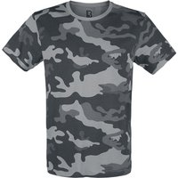 Brandit T-Shirt - Premium T-Shirt - S bis 5XL - für Männer - Größe XXL - graucamo von Brandit