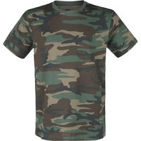 Brandit T-Shirt - Premium T-Shirt - S bis 6XL - für Männer - Größe S - woodland von Brandit