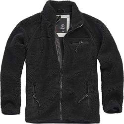 Brandit Teddyfleece Jacket, schwarz, Größe 4XL von Brandit