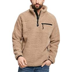 Brandit Teddyfleece Troyer, Camel, Größe 4XL von Brandit