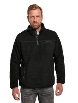 Brandit Teddyfleece Troyer Black Gr. 3XL von Brandit