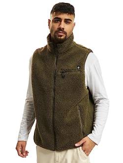 Brandit Teddyfleece Vest Men, Oliv, Größe L von Brandit