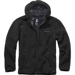 Brandit Teddyfleece Worker Jacket black Gr. 4XL von Brandit