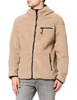 Brandit Teddyfleece Worker Jacket camel Gr. L von Brandit