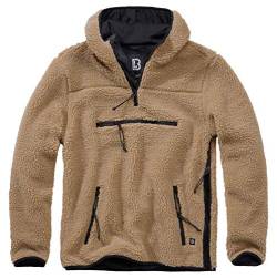 Brandit Teddyfleece Worker Pullover camel Gr. XL von Brandit